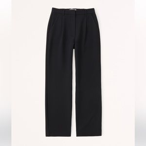 Tailored Relaxed Straight Pant - Abercrombie & Fitch